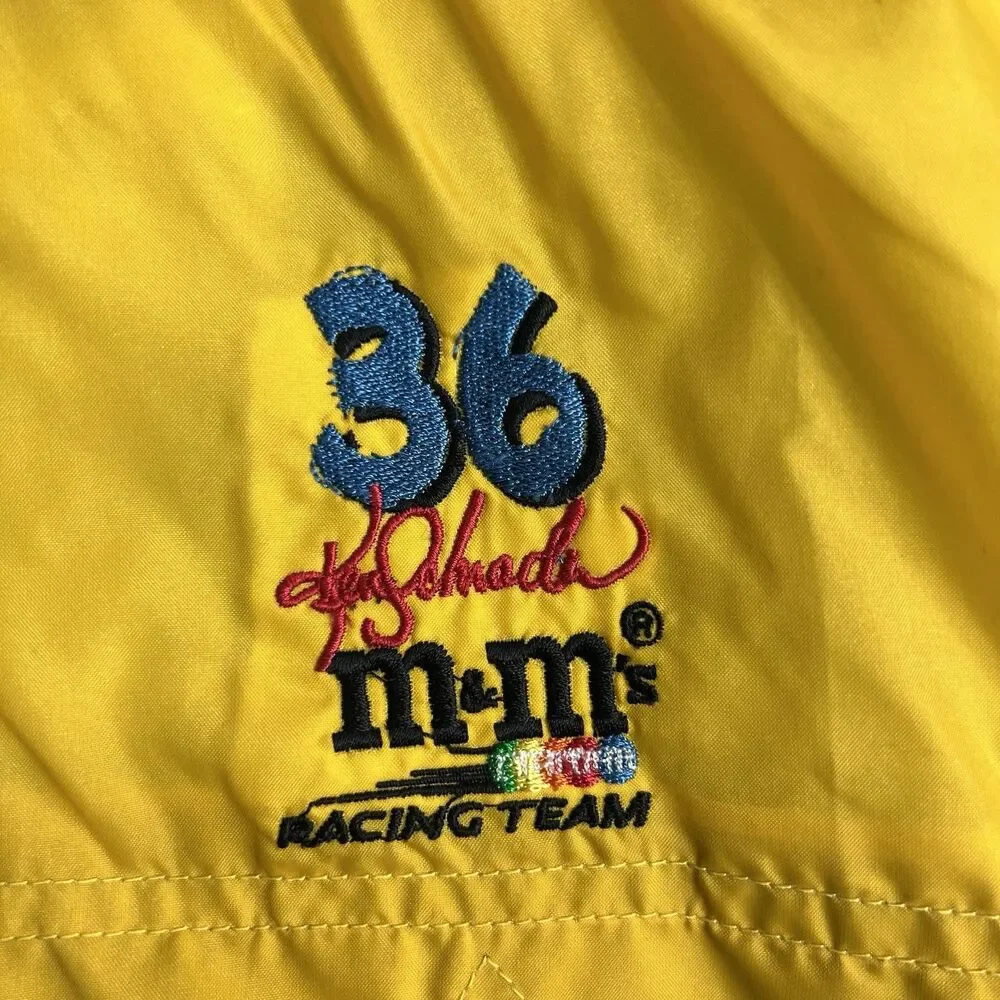 M&M's Racing Team #36‎ Ken Schrader Nylon Jacket Men's 2XL NWT Nascar